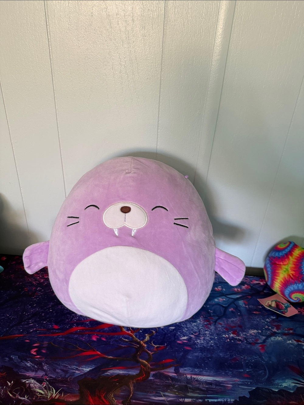 Purple Walrus Squishmallow